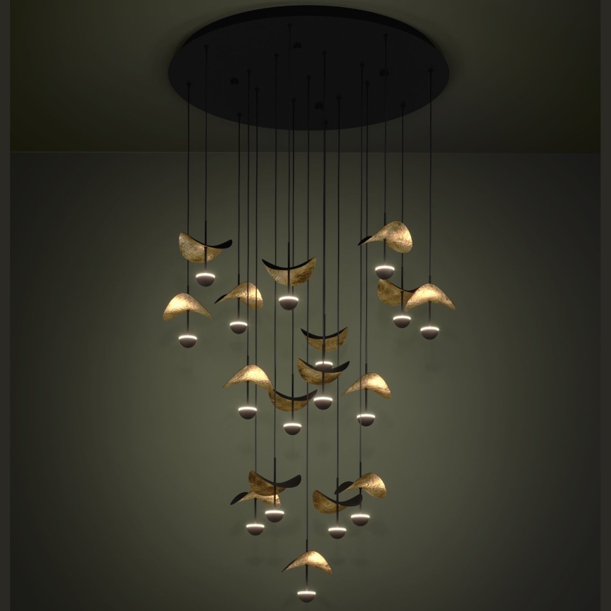 Eglo - LED Aptumšojama lustra ar auklu 17xLED/2,3W/230V 3000K d. 78 cm