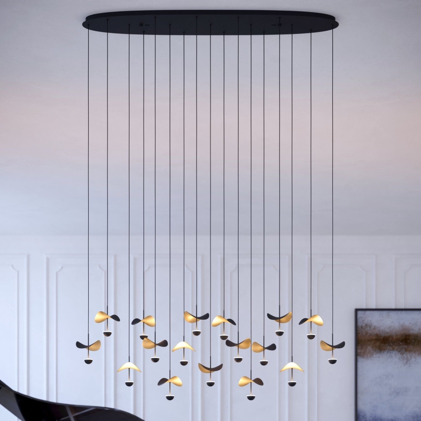 Eglo - LED Aptumšojama lustra ar auklu 17xLED/2,3W/230V 3000K