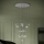 Eglo - LED Aptumšojama lustra ar auklu 17xLED/3W/230V 3000K spīdīgi hromēts