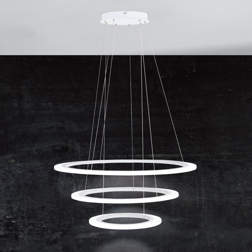 Eglo - LED Aptumšojama lustra ar auklu 1xLED/45W/230V + 1xLED/33W + 1xLED/19,5W