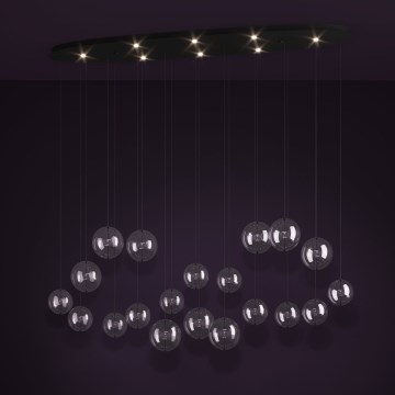 Eglo - LED Aptumšojama lustra ar auklu 8xLED/4,2W/230V 3000K caurspīdīga