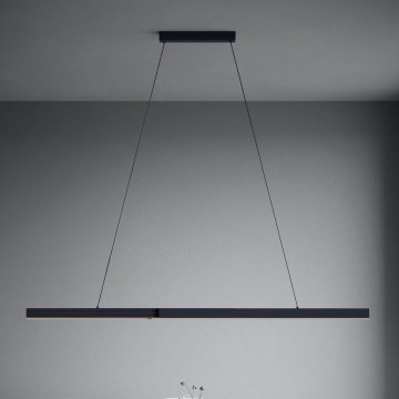Eglo - LED Aptumšojama lustra ar auklu LED/20W/230V 3000K melna