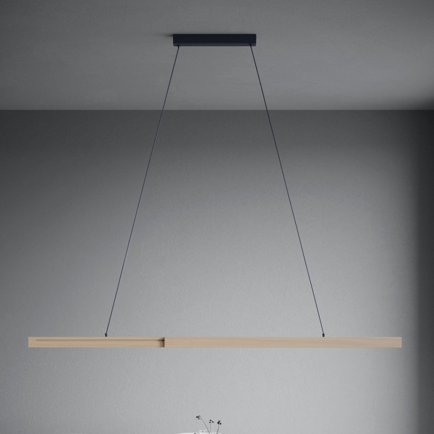 Eglo - LED Aptumšojama lustra ar auklu LED/21W/230V 3000K brūna