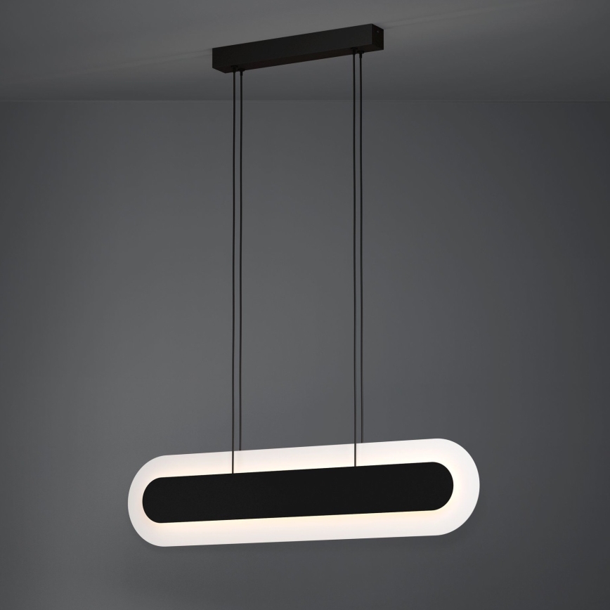 Eglo - LED Aptumšojama lustra ar auklu LED/32W/230V 3000K melna