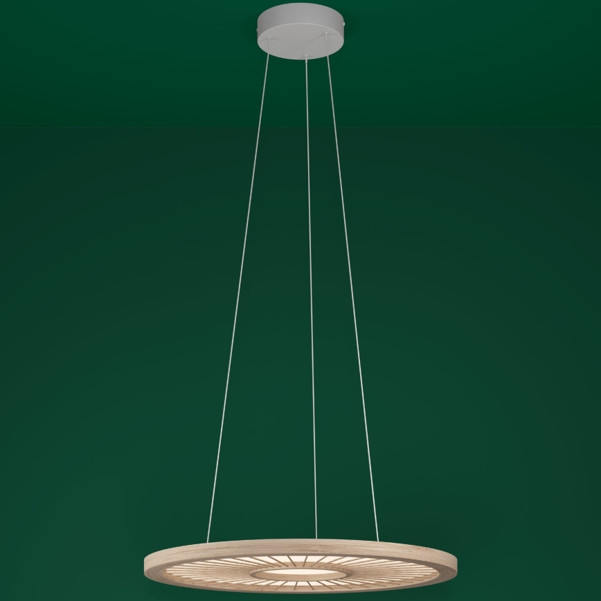 Eglo - LED Aptumšojama lustra ar auklu LED/36W/230V 4000K bēša