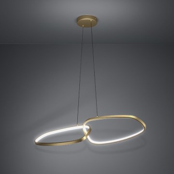 Eglo - LED Aptumšojama lustra ar auklu LED/37,5W/230V 3000K zelta