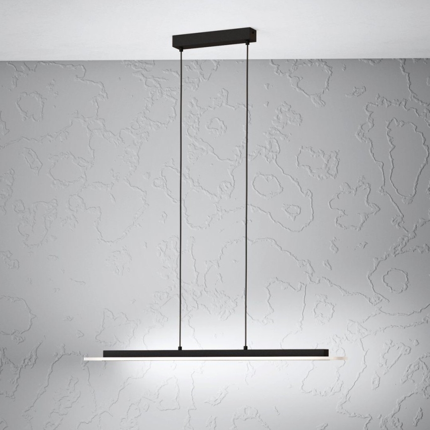 Eglo - LED Aptumšojama lustra ar auklu LED/57,5W/230V 3000K melna + tālvadības pults
