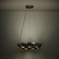 Eglo - LED Aptumšojama lustra ar auklu LED/72W/230V 3000K melna/zelta