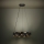 Eglo - LED Aptumšojama lustra ar auklu LED/72W/230V 3000K melna/zelta