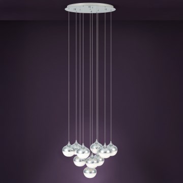 Eglo - LED Aptumšojama lustra uz auklas 10xLED/3,1W/230V