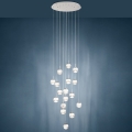 Eglo - LED Aptumšojama lustra uz auklas 17xLED/5W/230V