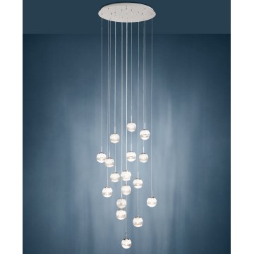 Eglo - LED Aptumšojama lustra uz auklas 17xLED/5W/230V