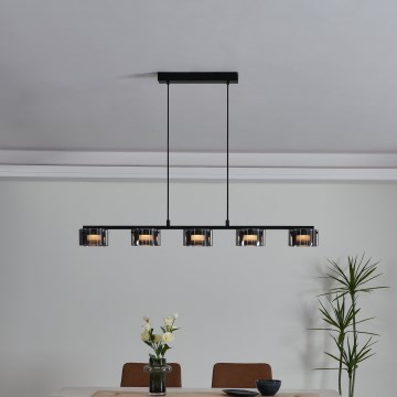 Eglo - LED Aptumšojama lustra uz auklas 5xLED/5,4W/230V