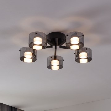 Eglo - LED Aptumšojama pie virsmas stiprināma lustra 5xLED/5,4W/230V