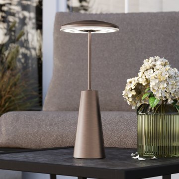 Eglo - LED Aptumšojama skārienvadāma āra lampa LED/2,8W/5V 2400K/3000K/4000K 5200 mAh IP54 bēša