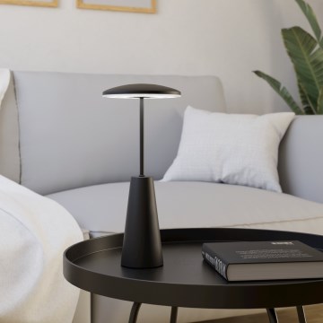 Eglo - LED Aptumšojama skārienvadāma āra lampa LED/2,8W/5V 2400K/3000K/4000K 5200 mAh IP54 melna