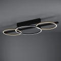 Eglo - LED Aptumšojama virsapmetuma lustra 2xLED/12,5W/230V + LED/15,5W 3000K melna