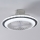 Eglo - LED Aptumšojams griestu ventilators LED/25,5W/230V balta/pelēka 2700-6500K + tālvadības pults