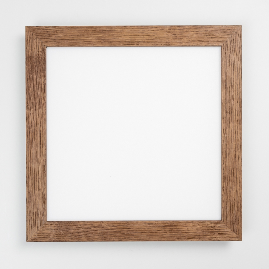Eglo - LED Aptumšojams virsapmetuma panelis POZZALLO WOOD LED/21W/230V 2700-6500K 49,5x49,5 cm tumši brūna + tālvadības pults