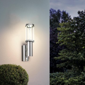 Eglo - LED āra gaismeklis ar kustību sensoru 1xGU10/3W + LED/3,7W IP44