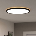 Eglo - LED Āra griestu lampa LED/16,8W/230V 2700/4000/6500K d. 50 cm IP44 melna