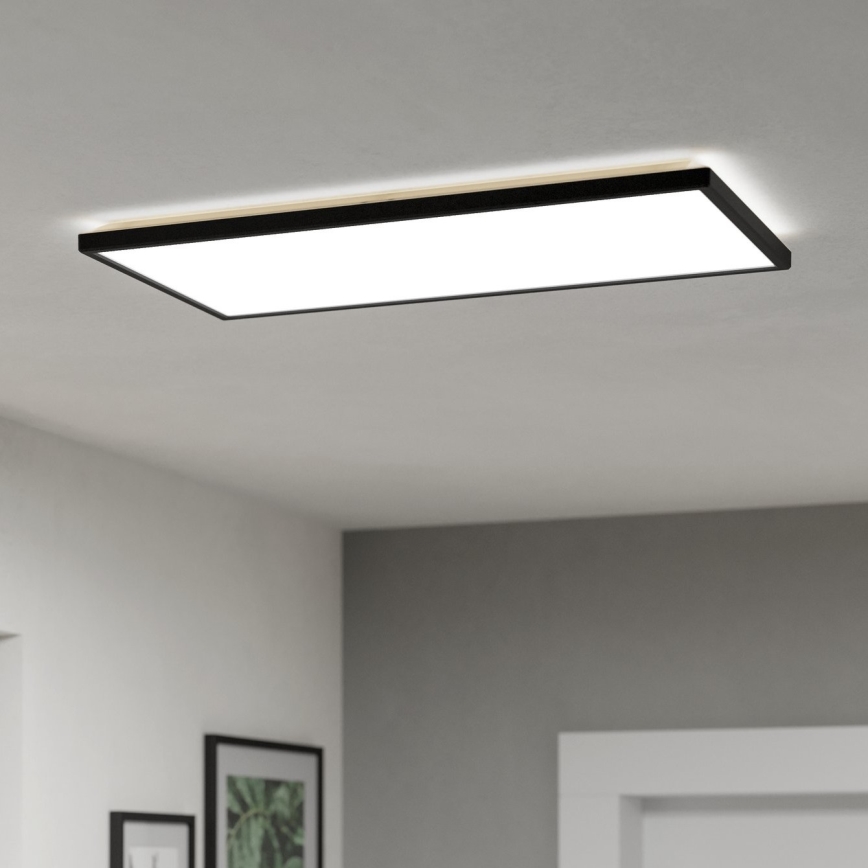 Eglo - LED Āra griestu lampa LED/17,2W/230V 2700/4000/6500K 30x57 cm IP44 melna