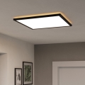 Eglo - LED Āra griestu lampa LED/17W/230V 2700/4000/6500K 50x50 cm IP44 melna