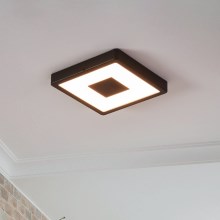 Eglo - LED Āra griestu lampa LED/17W/230V IP44 melns