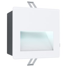 Eglo - LED Āra iebūvējamais gaismeklis LED/3,7W/230V IP65 balts