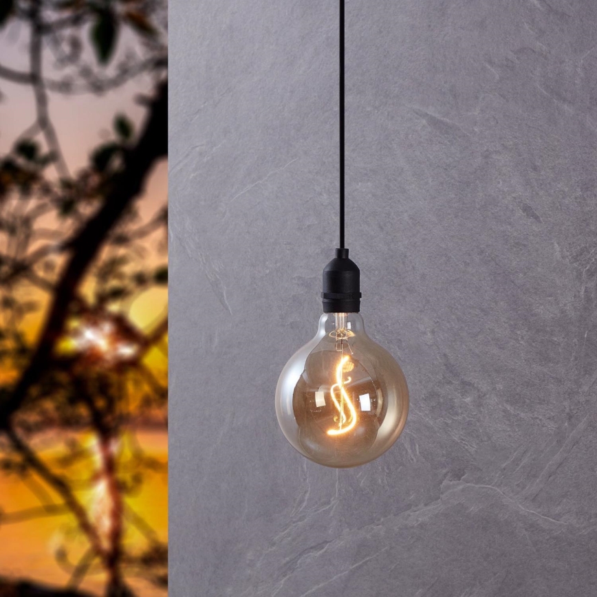 Eglo - LED Āra piekaramā lampa LED/0,06W/6V 4xAA IP44 bēša