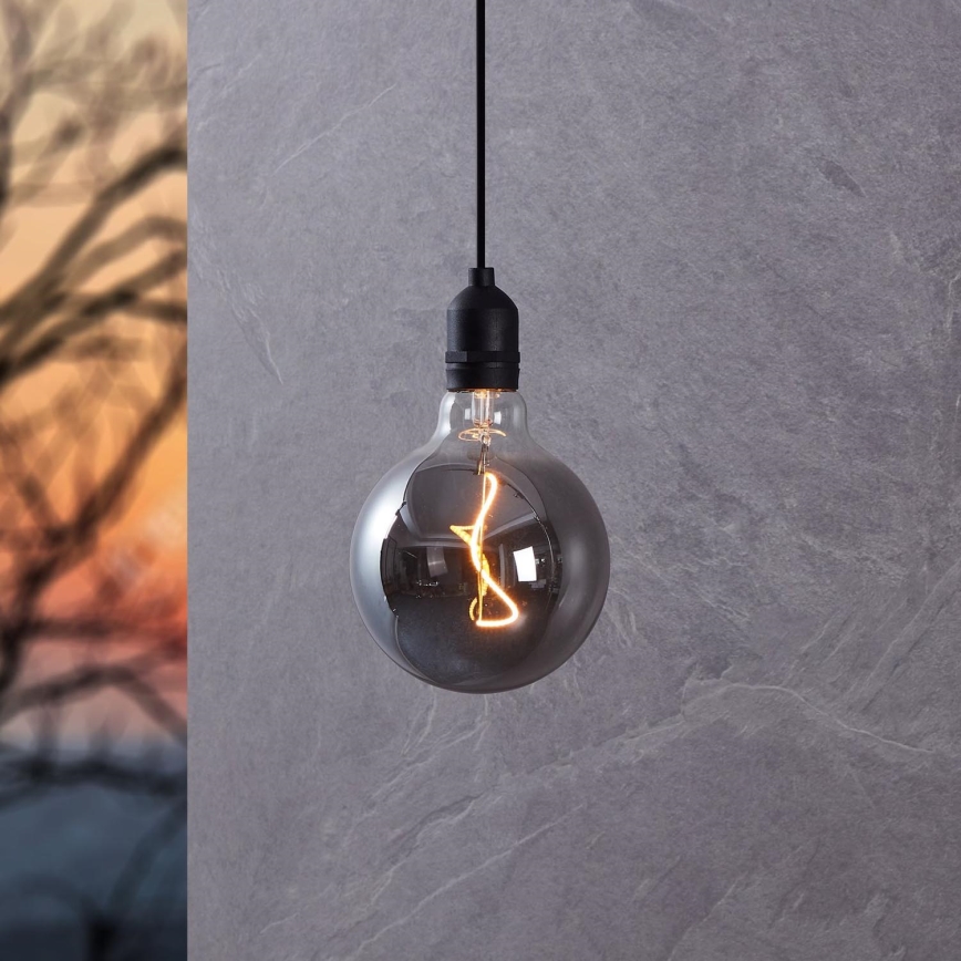 Eglo - LED Āra piekaramā lampa LED/0,06W/6V 4xAA IP44 pelēka