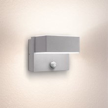 Eglo - LED Āra Sienas Apgaismojums ar sensoru 2xLED/5,6W/230V