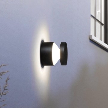 Eglo - LED āra sienas gaismeklis LED/11W/230V melns IP44