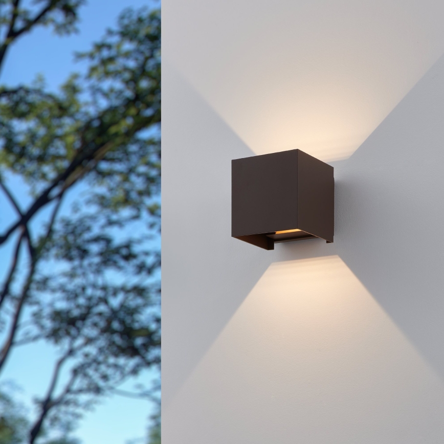Eglo - LED Āra sienas lampa 2xLED/2,8W/230V IP54 brūna