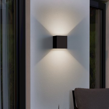 Eglo - LED Āra sienas lampa 2xLED/2,8W/230V IP54 melna