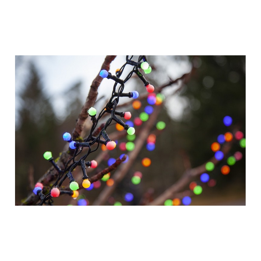 Eglo - LED āra virtene 300 LED / 8 režīmi 11m IP44 daudzkrāsu