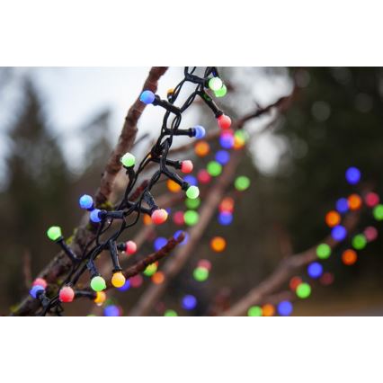 Eglo - LED āra Ziemassvētku virtene 300xLED/8 funkcijas 11m IP44 daudzkrāsaina