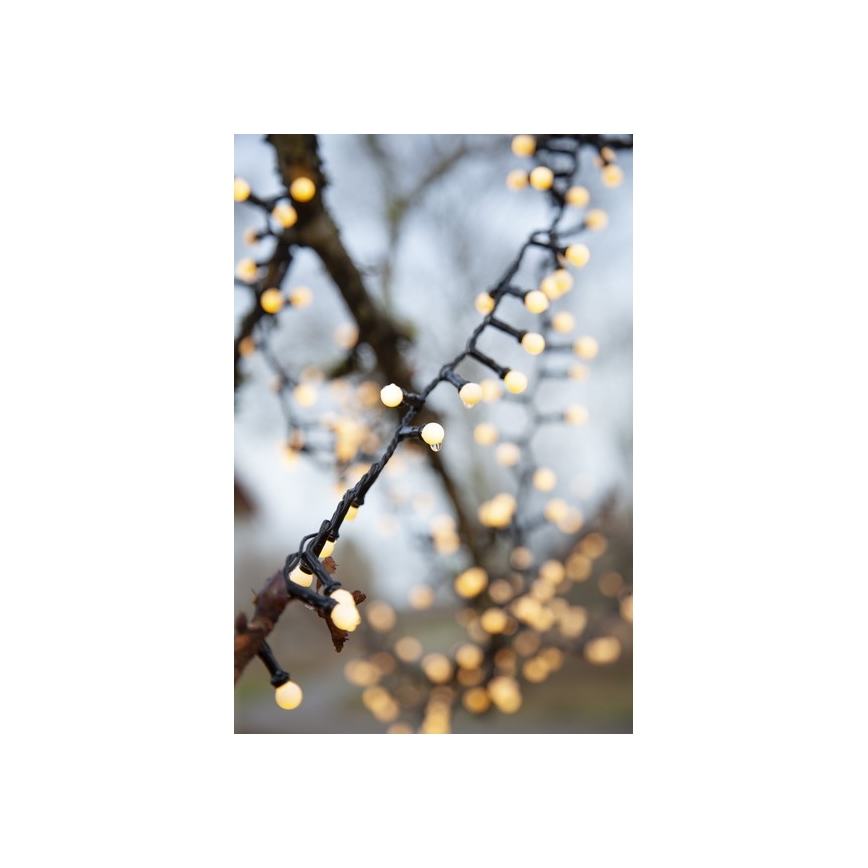 Eglo - LED Āra Ziemassvētku virtene 700xLED/1 funkcija 19m IP44 silti balta