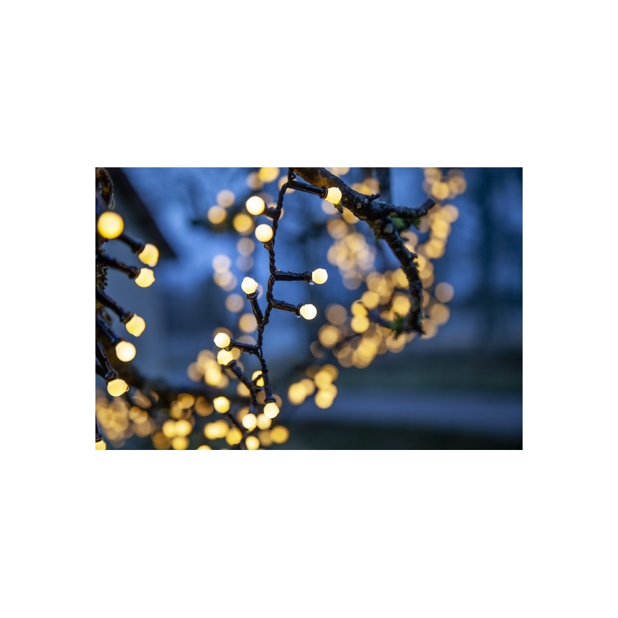 Eglo - LED Āra Ziemassvētku virtene 700xLED/1 funkcija 19m IP44 silti balta