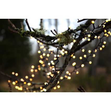 Eglo - LED āra Ziemassvētku virtene 700xLED/8 režīmi 19m IP44 siltā balta