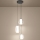 Eglo - LED dimējama pakaramā lampa uz troses LED/7W/230V + 2xLED/5,5W + 3xLED/1,6W 2200-6500K melns hroms