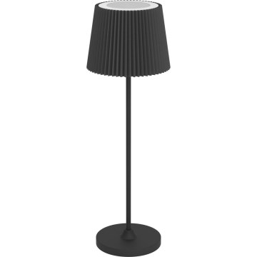 Eglo - LED dimējama skārienvadāma uzlādējamā galda lampa LED/3,8W/5V 2400/3000/4000K 2000 mAh melna