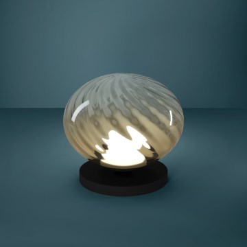 Eglo - LED dimmējamā galda lampa LED/5,8W/230V 2200-6500K bēša/dūmota + tālvadības pults