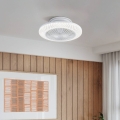 Eglo - LED dimmējamais griestu ventilators 3xLED/12,6W/230V 2700-6500K Ø 55 cm balts + ar tālvadības pulti