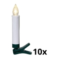 Eglo - LED gaismu komplekts (10 gab.) Ziemassvētku eglītei LED/0,06W/1xAAA