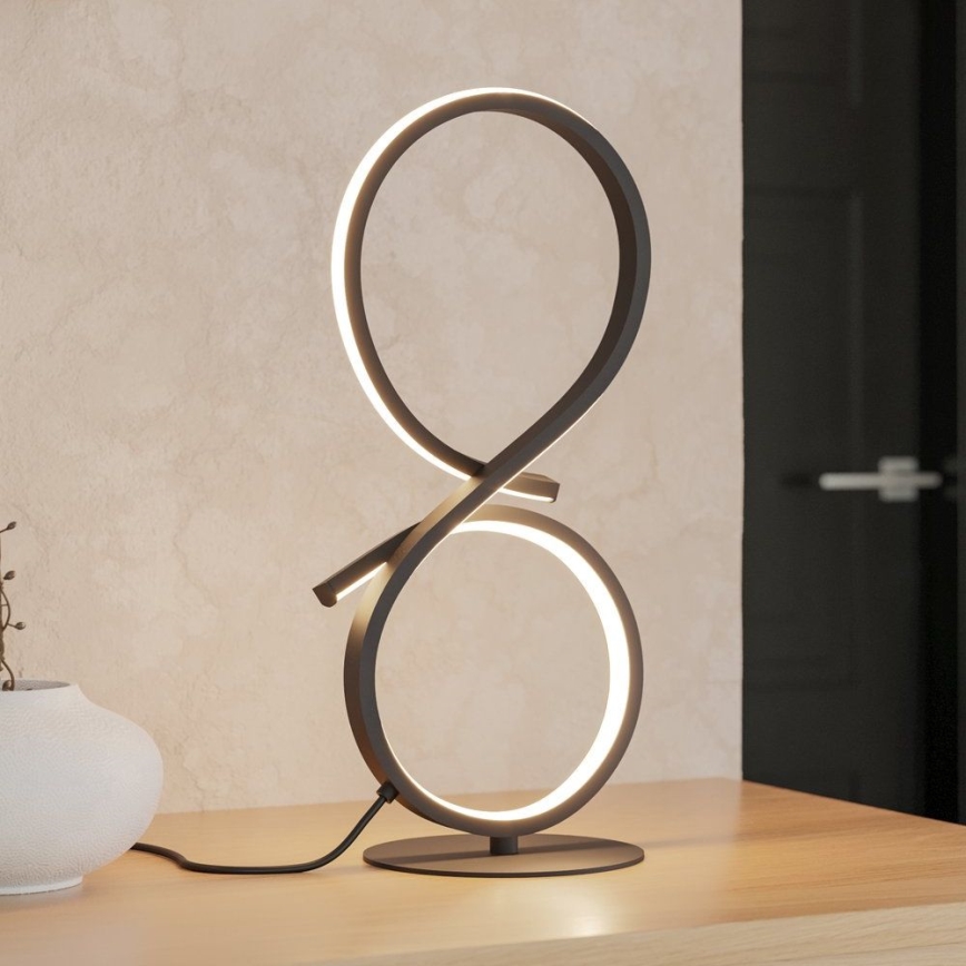 Eglo - LED Galda lampa LED/11,4W/230V 3000K melna