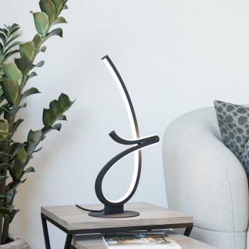 Eglo - LED galda lampa LED/12W/230V 2700/4000/6500K melna