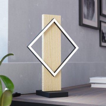 Eglo - LED galda lampa LED/13W/230V melna/bēša