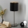 Eglo - LED Galda lampa TUNJA 1xE27/60W/230V 38,5 cm matēts hroms/melna