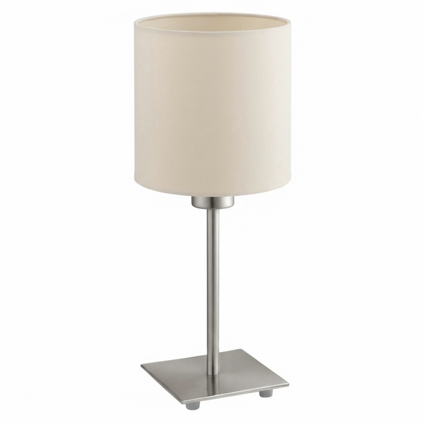 Eglo - LED galda lampa TUNJA 1xE27/60W/230V krēmkrāsaina
